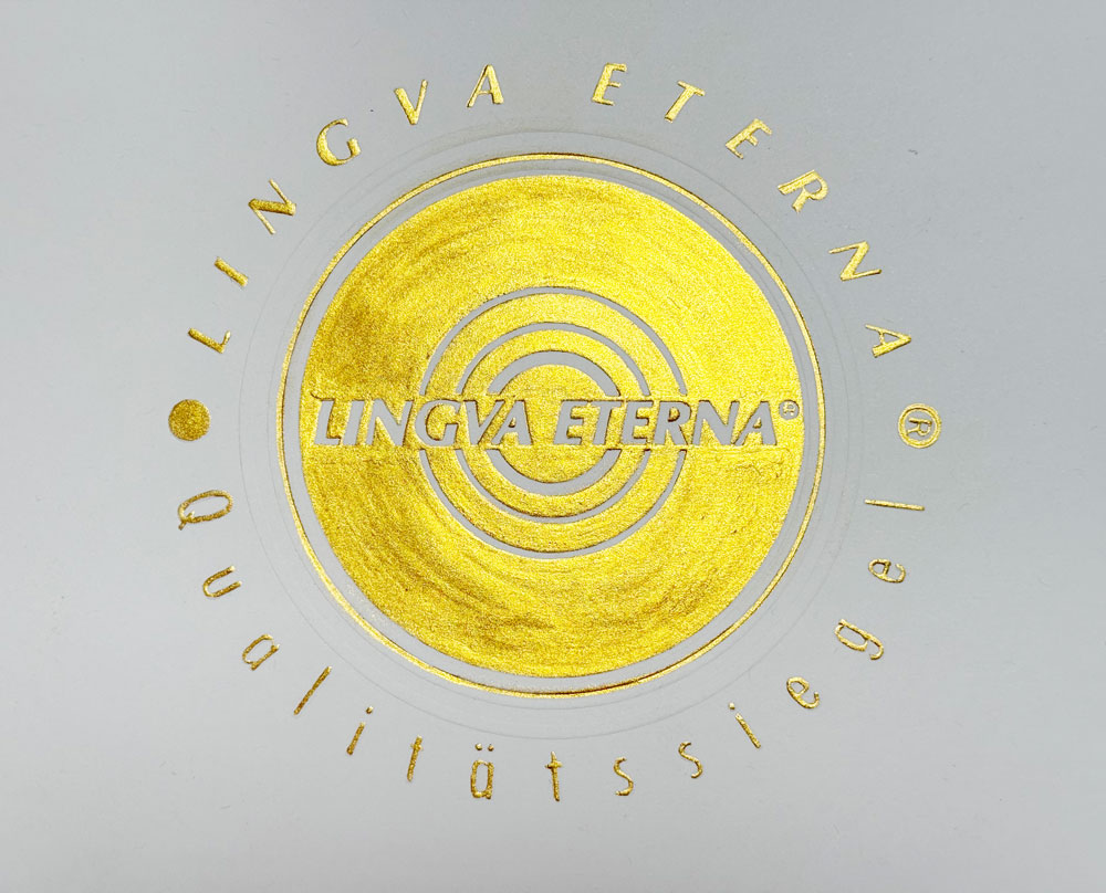 Lingva Eterna Zertifikat